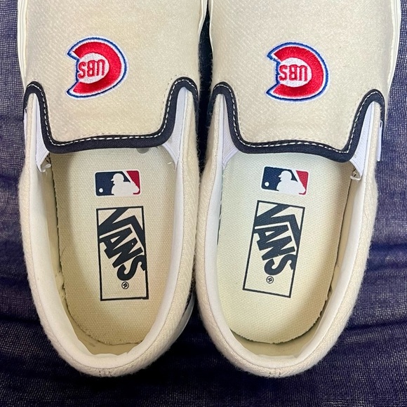 Vans Cubs Classic Slip On Wool Shoes - Picture 4 of 11